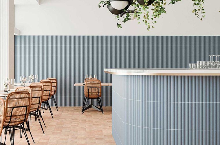 Commercial Bar with Matchstick Tiles