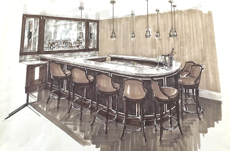 Home Bar Artistic Visual