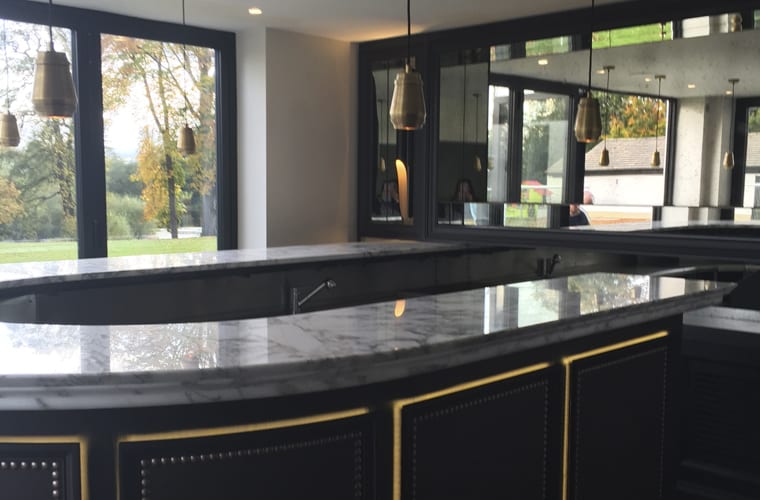 Completed Home Bar
