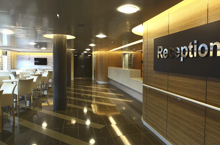 Transformational Film in a Hotel Reception