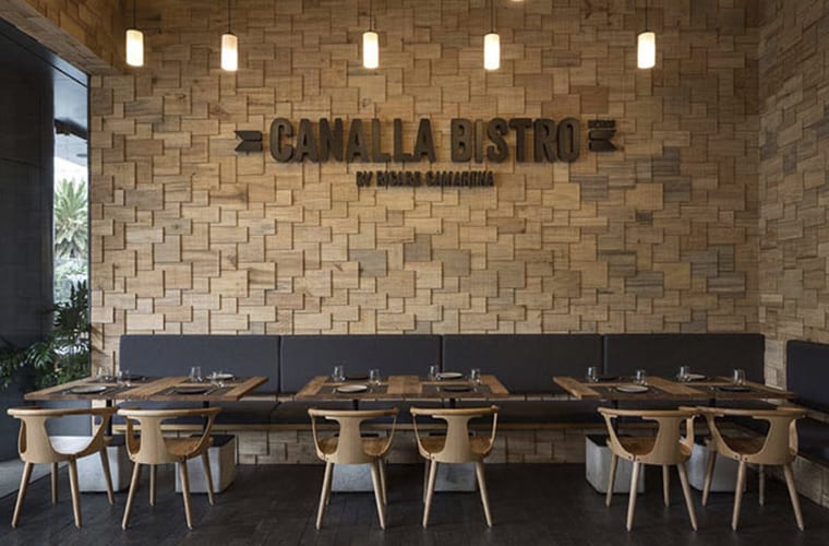 Reclaimed Wood in a Restaurant