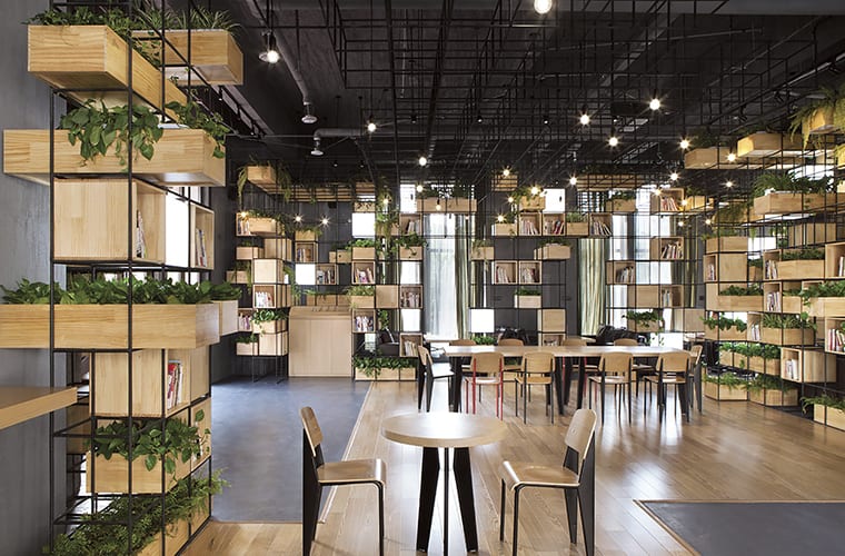 Recycled Steel in a Restaurant