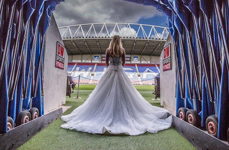 Football Stadium Wedding