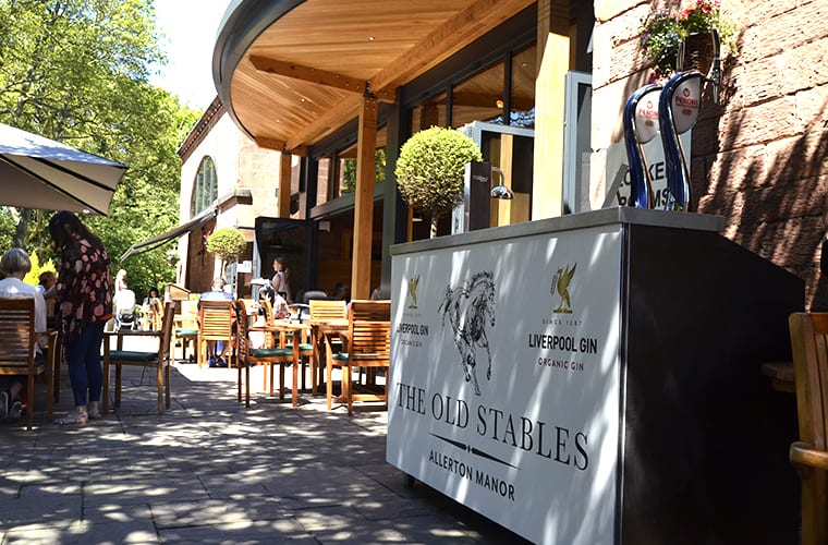 Allerton Manor Branded Mobile Bar